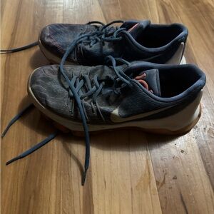 Nike Blue and Orange Sneakers